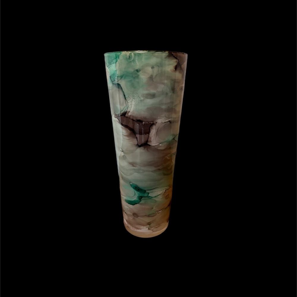 Vintage Vidi Glass Art Glass Vase, Naples Italy 11.5”